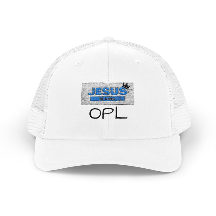 Jesus is King x Jesus Saves Bundle_ OPL Faith Trucker Cap