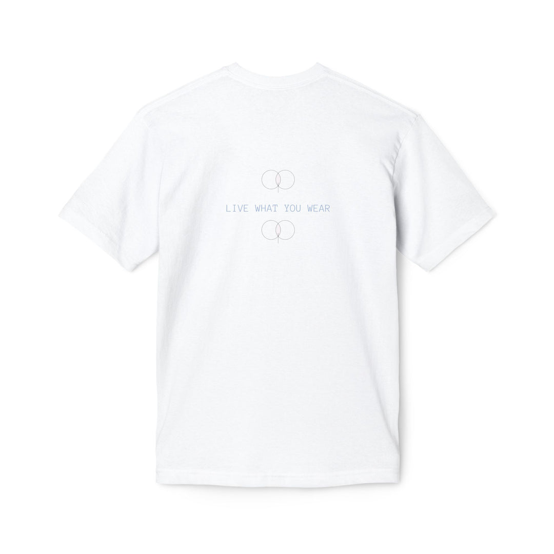 FAITH DRIVEN THE WORLD FOCUSED X LIVE WHAT YOU WEAR TEE