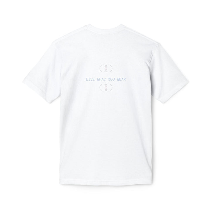 FAITH DRIVEN THE WORLD FOCUSED X LIVE WHAT YOU WEAR TEE