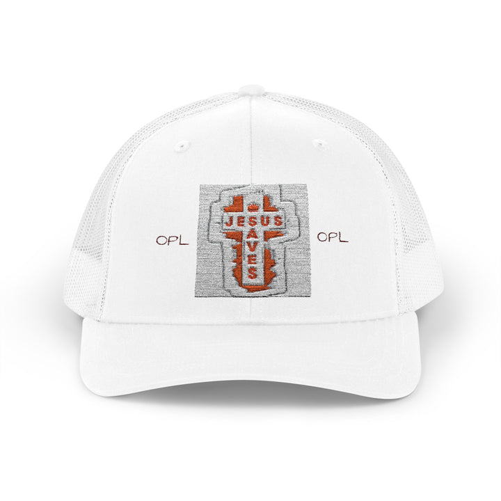 Jesus is King x Jesus Saves Bundle_ OPL Faith Trucker Cap
