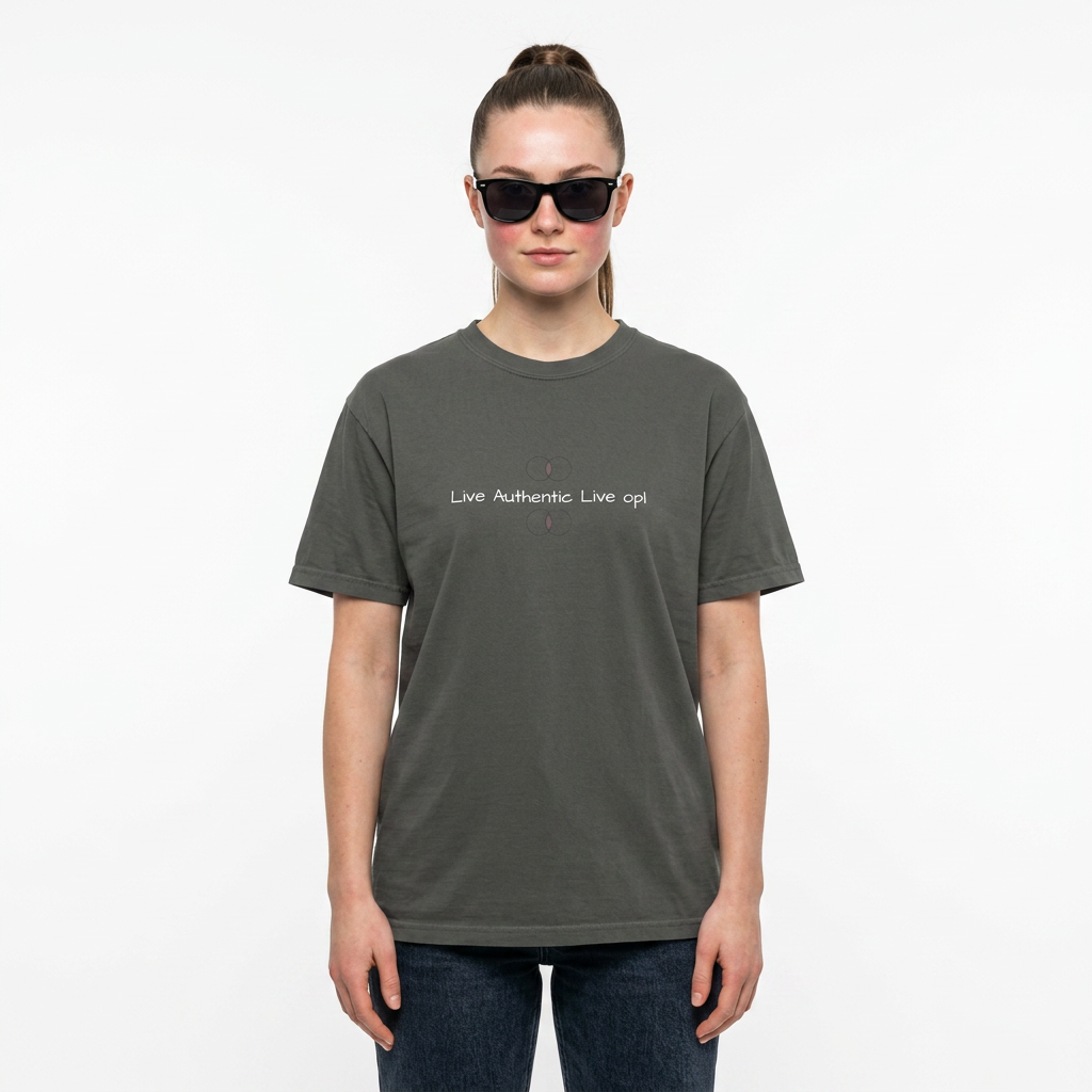 Jesus is King Heavyweight T-Shirt _Men’s “Live Authentic” Graphic T-Shirt