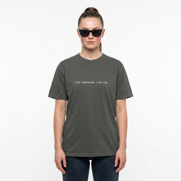 Jesus is King Heavyweight T-Shirt _Men’s “Live Authentic” Graphic T-Shirt