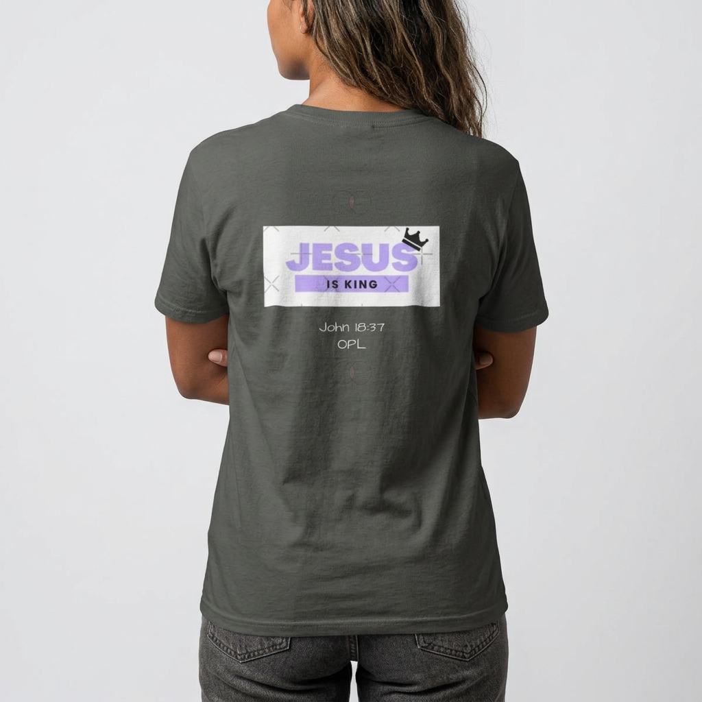 Jesus is King Heavyweight T-Shirt _Men’s “Live Authentic” Graphic T-Shirt