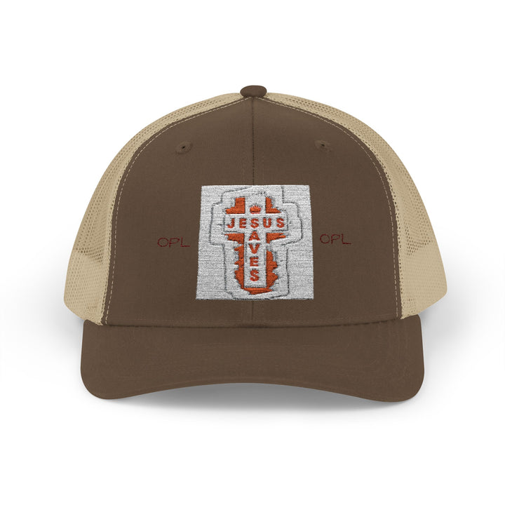 Jesus is King x Jesus Saves Bundle_ OPL Faith Trucker Cap
