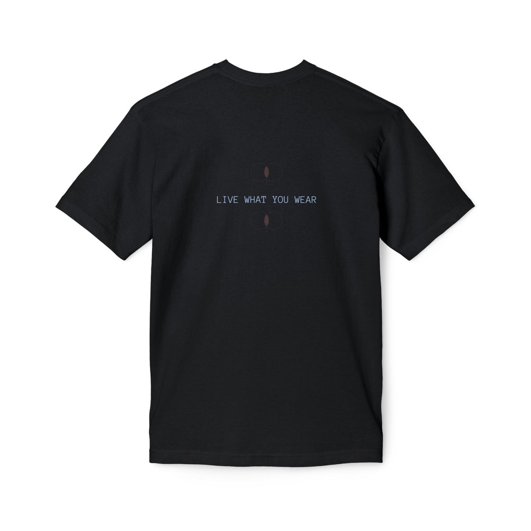 FAITH DRIVEN THE WORLD FOCUSED X LIVE WHAT YOU WEAR TEE