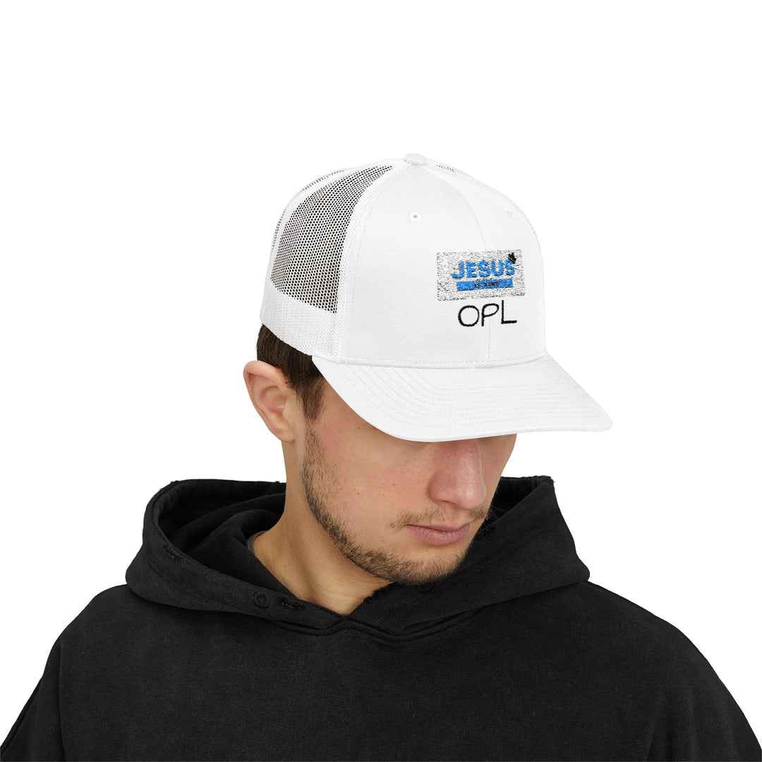Jesus is King x Jesus Saves Bundle_ OPL Faith Trucker Cap