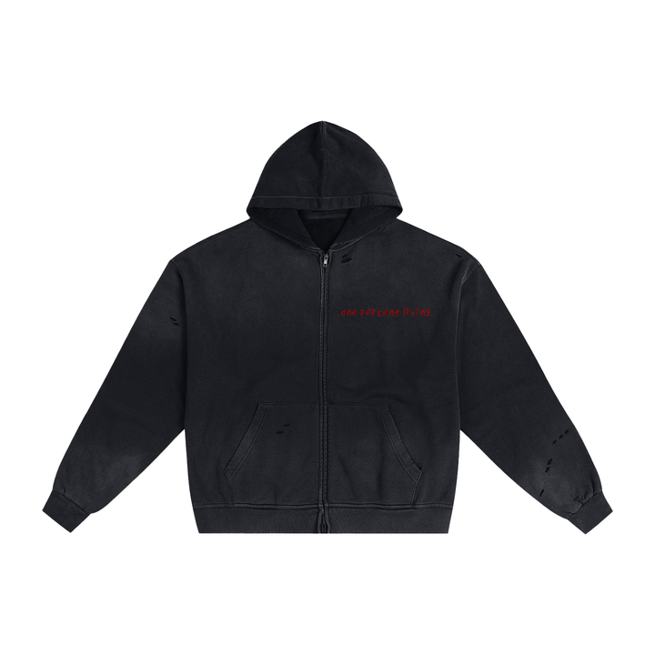 OPL = one percent living x anonymous hoodie
