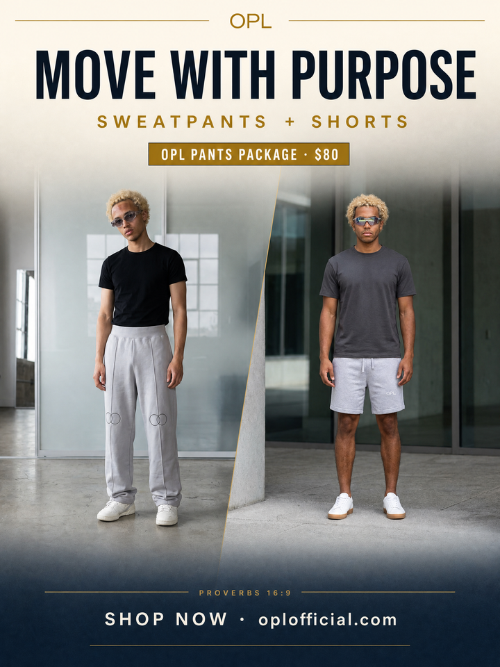 OPL Pants package x Grey Fleece Shorts Set